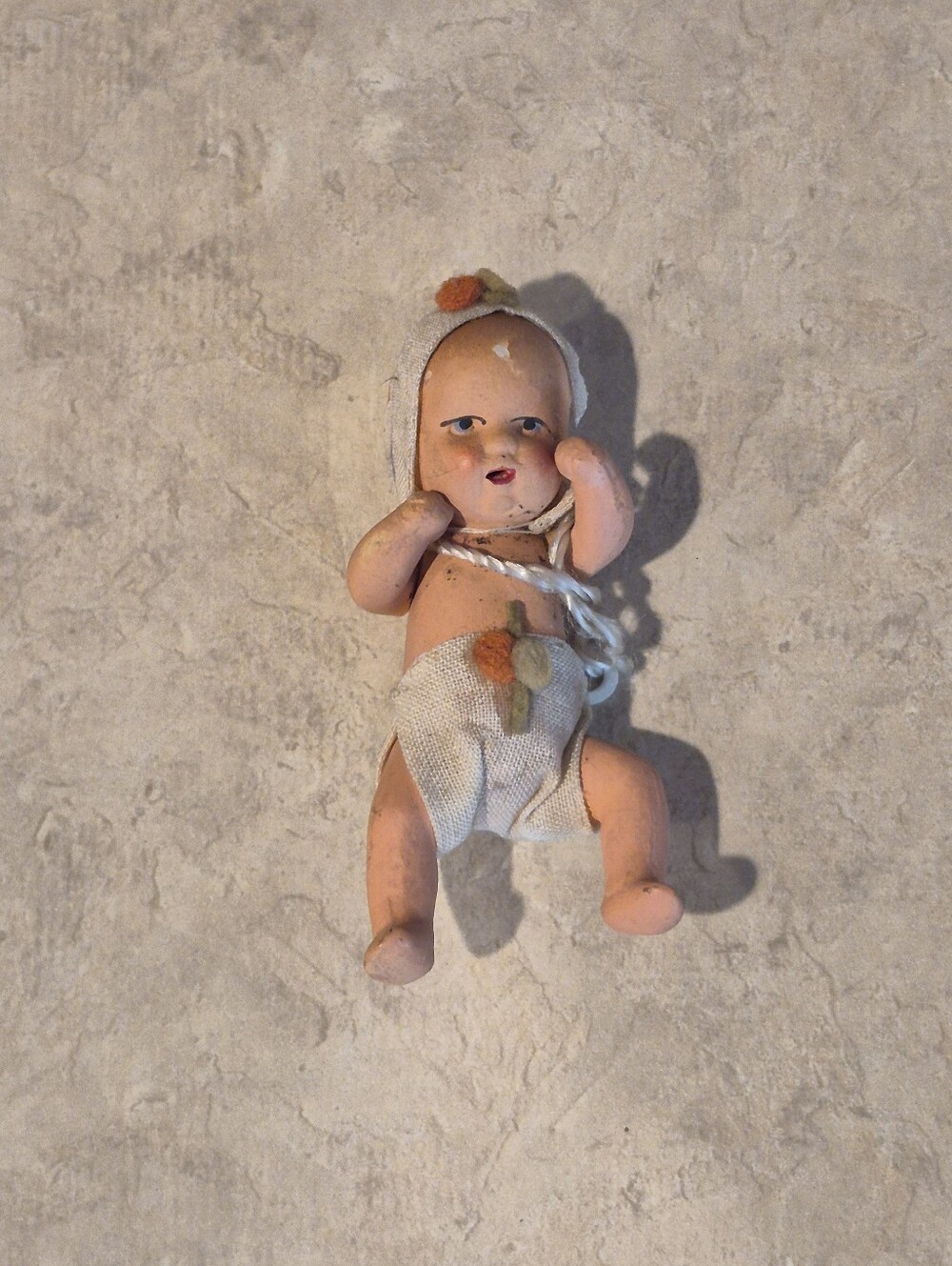 Vintage 1930s Hertwig Bisque Doll With Pacifier Made In Germany